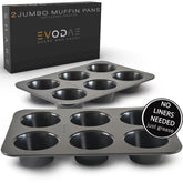 EVODAE Pan Jumbo para magdalenas en caja regalo, lista para hornear.