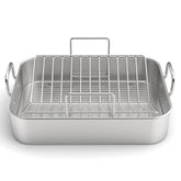 Bandeja para asar EWFEN en acero inoxidable 17x13 cocción uniforme