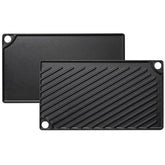 EWFEN plancha reversible con crestas para asar carnes y verduras a la parrilla.