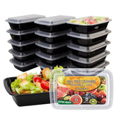 Ezalia contenedores de 32oz para preparación de comidas, ideales para la semana.
