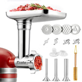 Ezato acoplador de carne para KitchenAid, moler con precisión en casa