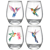 FACOYANS copas sin tallo colibrí, diseño artístico ideal para servir y decorar.