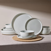 Milkyway de Famiware: plato de cena de 10,25 pulgadas en gris suave para comidas familiares