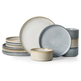 famiware Star Dinnerware Set: plato cena 10 pulgadas, acabado único y resistente