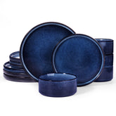 Famiware Star plato de cena 10 pulgadas, apto para microondas y lavavajillas.