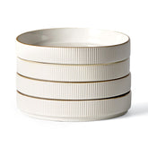 Plato de pasta famiware Star 7-5 pulgadas para porciones generosas.