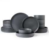 Famiware Star plato de cena ribeteado mate, ideal para cenas elegantes.