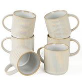 Tazas famiware de 12 oz con asa para café, ideal para uso diario