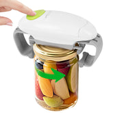 Famzelko abre-botes automatico una-tecla, comodidad diaria en la cocina.