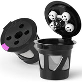 Fanativita cápsulas reutilizables para Keurig K-Supreme, enfoque en compatibilidad y sabor personalizado.