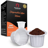Fanativita filtros K-Cup 200 unidades, empaque listo para empezar rápido