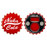 Fanattik Nuka-Cola abrebotellas con esmalte frontal para colección.