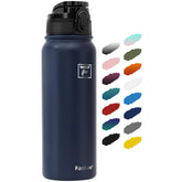 Fanhaw botella navy de acero inoxidable 20 onzas que mantiene bebidas frías por horas