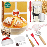 FANS-ONE kit completo masa madre con cesta de 9 pulgadas para horneado casero