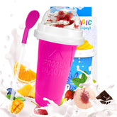 FASIBULEI Slushie Maker Cup en congelador, listo para bebidas frías.