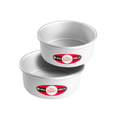 Fat Daddio's moldes redondos de aluminio anodizado para bizcochos uniformes y desmolde sencillo.