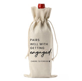 FBCCZEY bolsa de vino compromiso, decorativa para celebración.