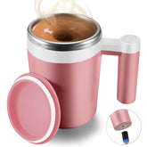 Taza FCSWEET con mezcla automática en rosa para empezar el día sin esfuerzo