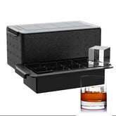 FDDBI bandeja de hielo transparente de 2 pulgadas, ideal para cócteles sin diluir.