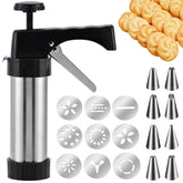FEAYEA prensa de galletas en acero inoxidable, duradera para horneados.