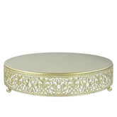 FEICTPOX soporte-torta-dorado-12pulgadas, ideal para pasteles y magdalenas en bodas