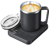 Felibeaco calentador-taza-escritorio-16-onzas mantiene el café caliente durante la mañana.