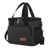 Femuar bolsa almuerzo grafito con capacidad amplia, ideal para trabajo o picnic
