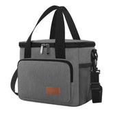 Femuar bolsa de almuerzo, vista frontal, diseño práctico para oficina y uso diario