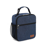 Femuar Lunch Box azul portátil para almuerzos prácticos en la oficina.
