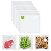 Bolsas FEPPO con sellado al vacío, tamaño M, para conservar frescura de alimentos.