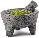 FESTMEX molcajete a mano de 8 pulgadas para moler especias y preparar salsas frescas.