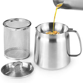 Contenedor de grasa 2L de Fijinhom con tapa antipolvo en la encimera