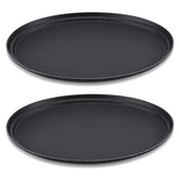 FillTouch bandeja restaurante ovalada 24x29 negra, superficie estable para servicio.