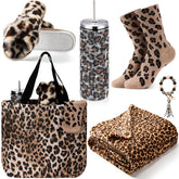 FillTouch taza termo leopardo, ideal para bebidas calientes o frías.