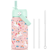 Botella fimibuke para niños de 14oz en acero inoxidable duradero para escuela.