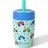 Vaso Fimibuke para niños con tapa giro, evita derrames durante juegos
