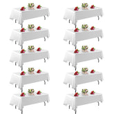 Mantel blanco FINDYOU de 60x102 pulgadas, ideal para proteger y decorar mesas