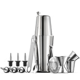 FineDine set de coctel experto de 14 piezas, tinas para mezclar para casa.