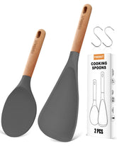FINENUT espátula-cuchara 2 en 1 para cocinar sin rayar antiadherentes