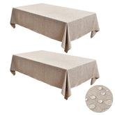 Mantel Fitable para mesa rectangular 60x120, tono naturaleza, añade elegancia