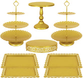 Fivenl porta cupcakes 3 niveles, exhibe pasteles con elegancia para eventos.