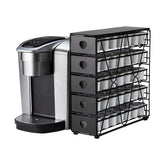 FlagShip organizador K-Cup: cajón de 5 niveles para 70 cápsulas, acceso rápido.