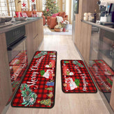 Flippana: alfombras navideñas para cocina de 17x47, perfecta para decorar y proteger el piso