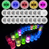 Posavasos LED Flomo YDQ para bebidas, iluminación suave en mesa