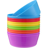 Tazones Foaincore para niños azul 10 oz, aptos para microondas y lavavajillas.