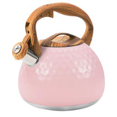 Hervidor Foedo rosa visto frontal, ideal para hervir agua rápidamente