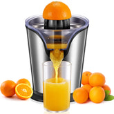 FOHERE Exprimidor cítricos con conos intercambiables para jugo fresco al momento.