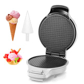 FOHERE máquina para conos de gofre de doble cara lista para desayunos rápidos.