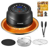 FOHERE Tapa freidora para Instant Pot 6qt/8qt, visualiza la cocción sin abrir.