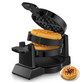 FOHERE Waffle Maker con doble placas para gofres crujientes.